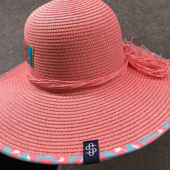 NWT Simply Southern WIFEY Sunhat Pink Womens One Size Bridal Shower Bride - Picture 4 of 9